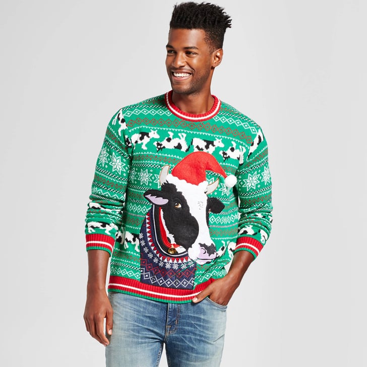 Green Holiday Cow in Xmas Sweater | Royal Family Christmas Sweaters ...