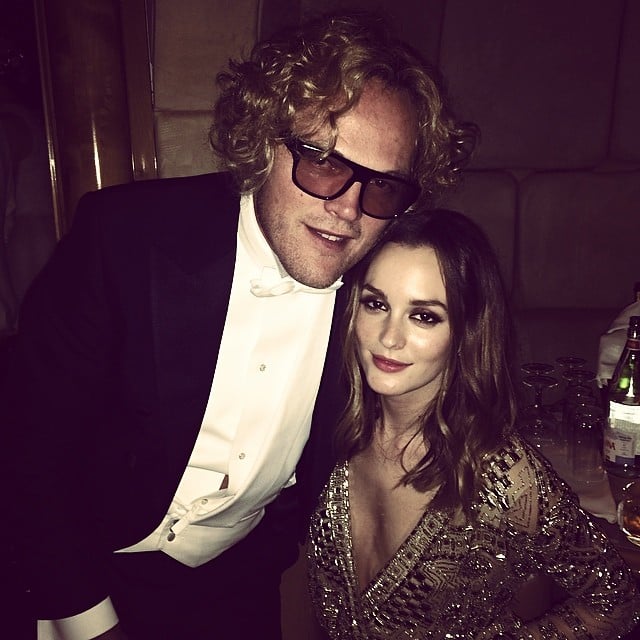 Leighton Meester and Peter Dundas looked supercool.
Source: Instagram user itsmeleighton