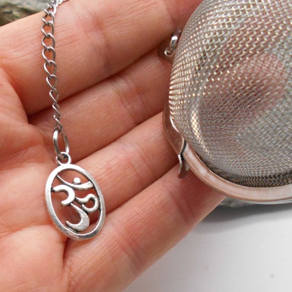 Tea Ball With Ohm Charm
