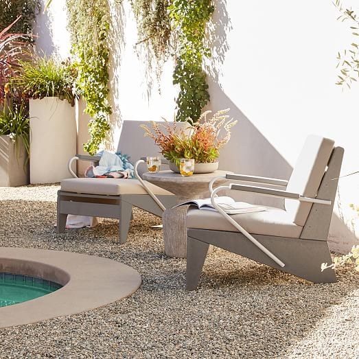 Modern Adirondack Lounge Chair | Best Outdoor Furniture From West Elm