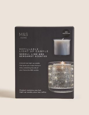 Marks & Spencer Neroli, Lime & Bergamot Light Up Candle Refill Set