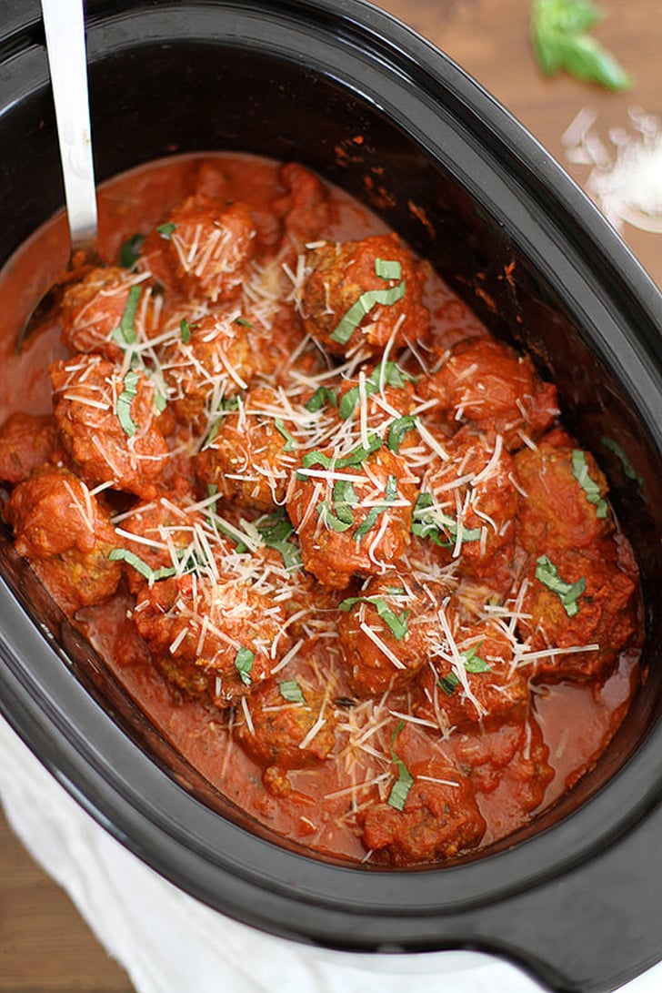 Slow-Cooker Beef and Italian Sausage Meatballs