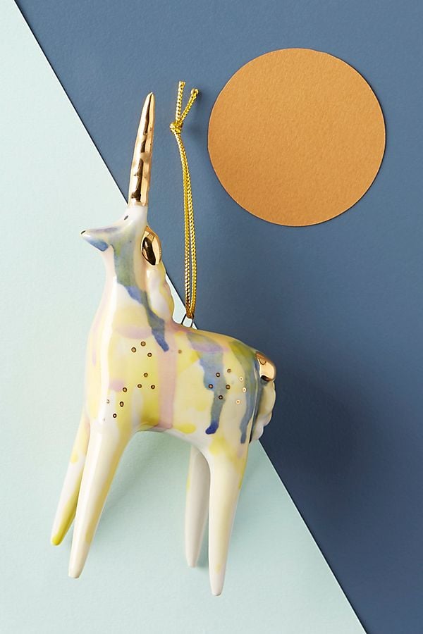 Painted Unicorn Ornament