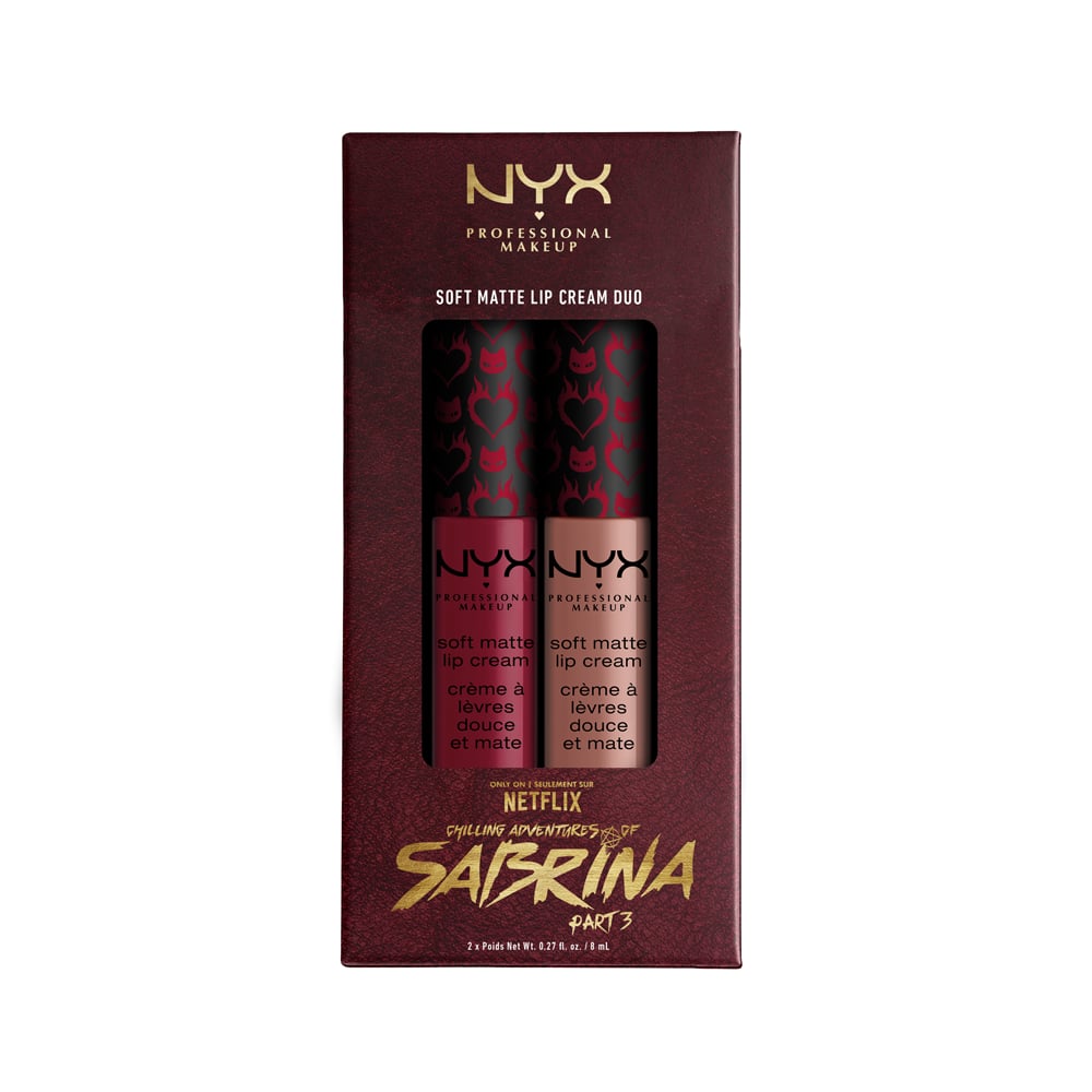 NYX x Chilling Adventures of Sabrina Soft Matte Lip Cream Duos in Half Witch