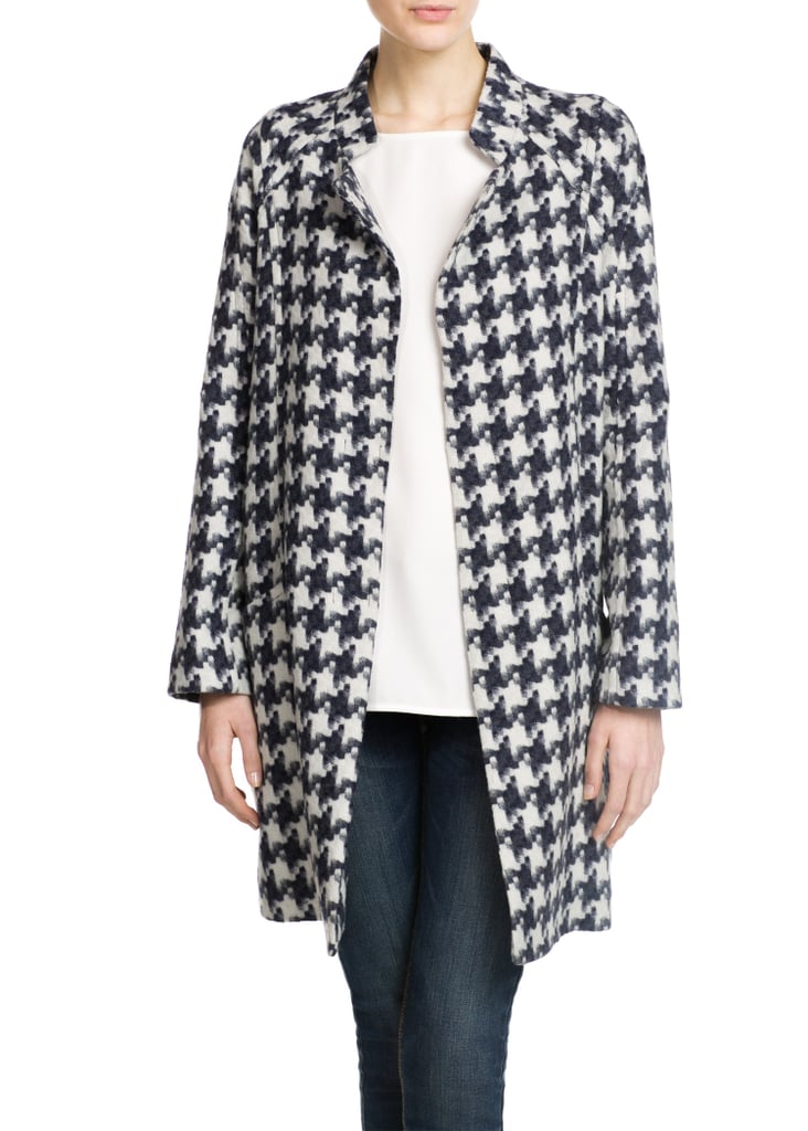 Mango Houndstooth Coat