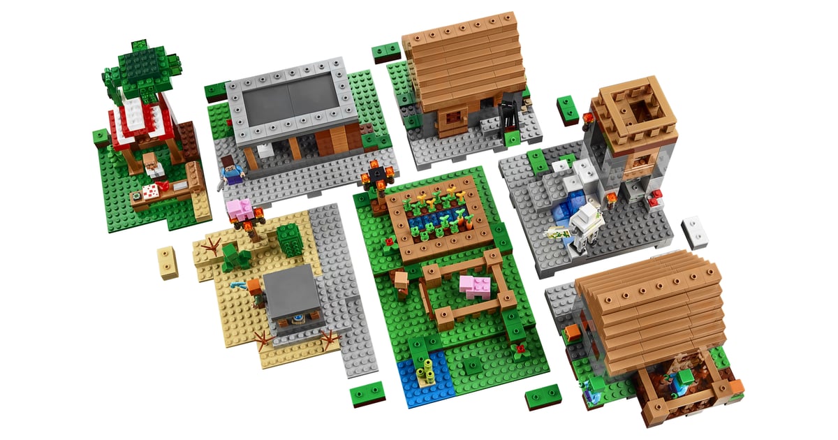 Pictures of Lego Minecraft The Village Set  POPSUGAR Moms 