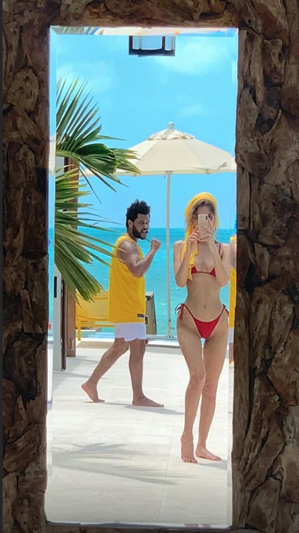 Bella Hadid and The Weeknd on Vacation