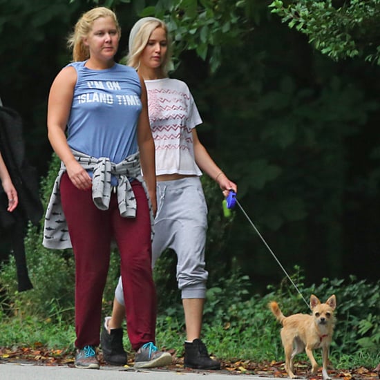 Jennifer Lawrence With Amy Schumer and Aziz Ansari Pictures