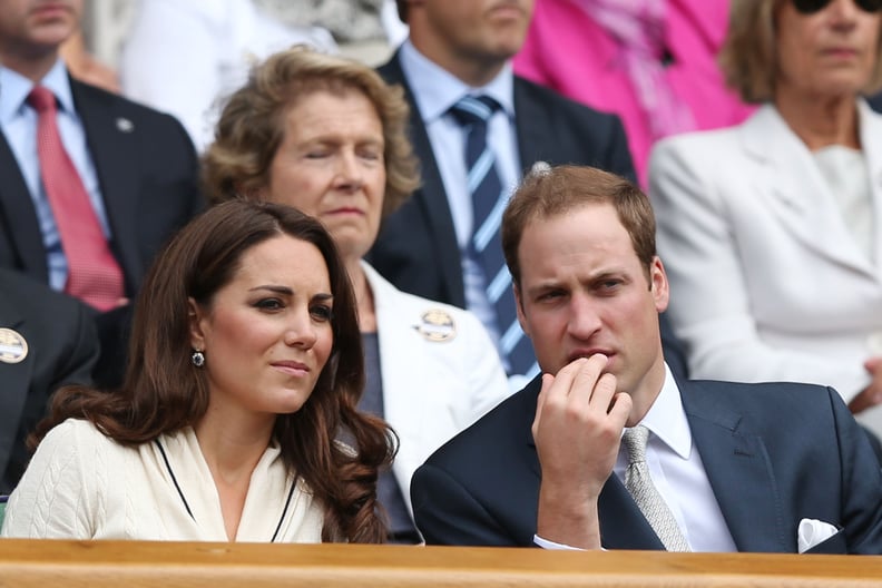 Kate and Will at Wimbledon 2012