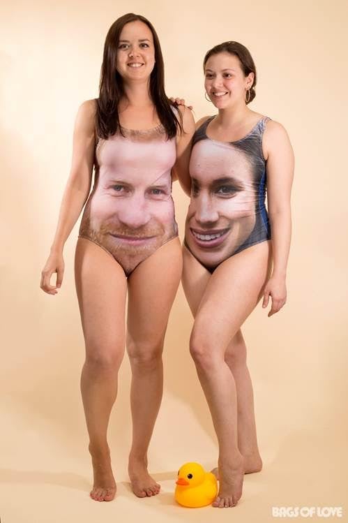 Prince Harry and Meghan Markle Swimsuits