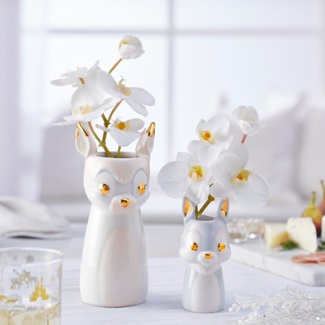 An Elegant Home Decor Find: Bambi and Thumper Ceramic Vase Set