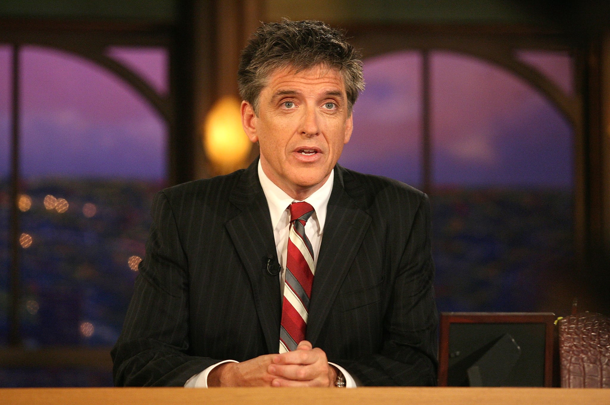 LOS ANGELES, CA - MAY 17: Host Craig Ferguson speaks during a segment of 