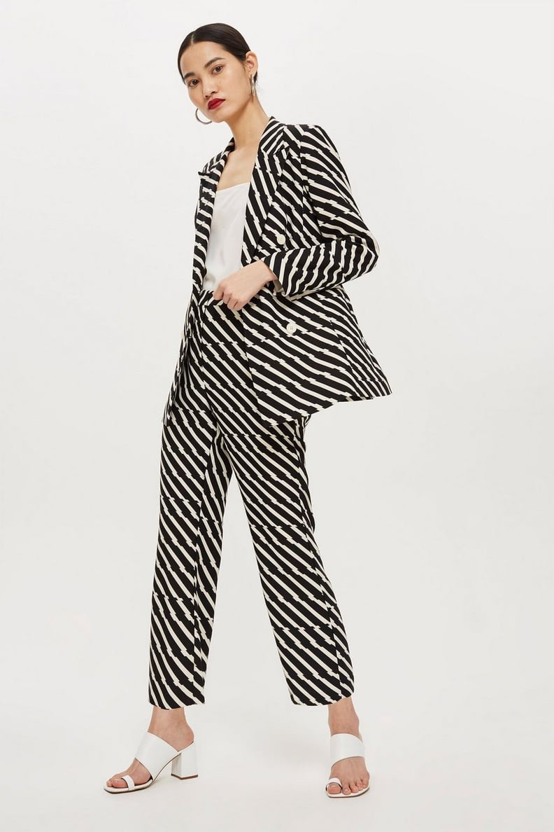 Topshop Zig Zag Suit