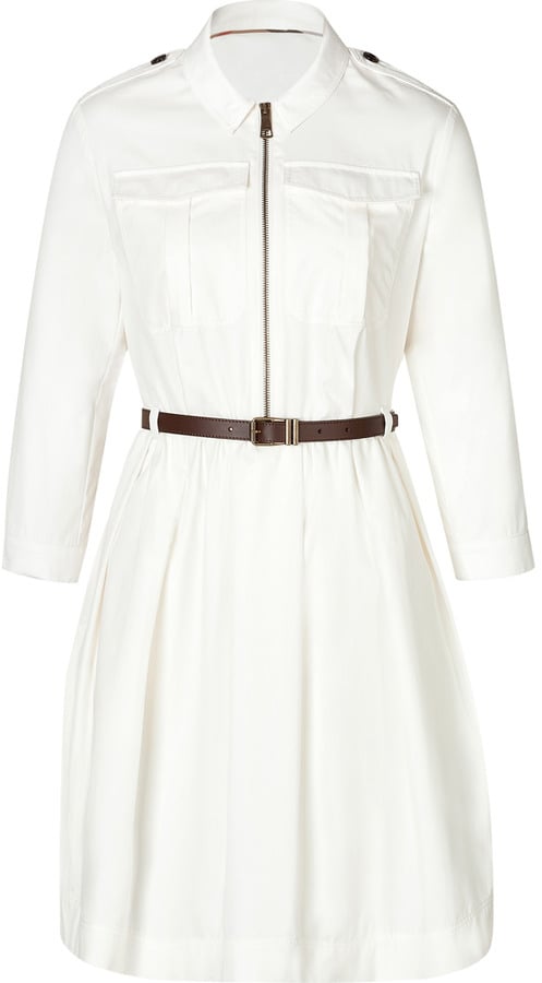 Burberry White Shirtdress