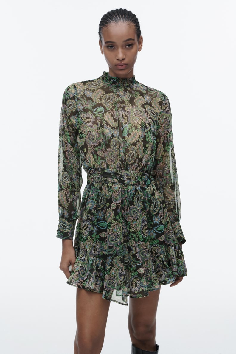 Pretty in Print: Zara Printed Short Dress
