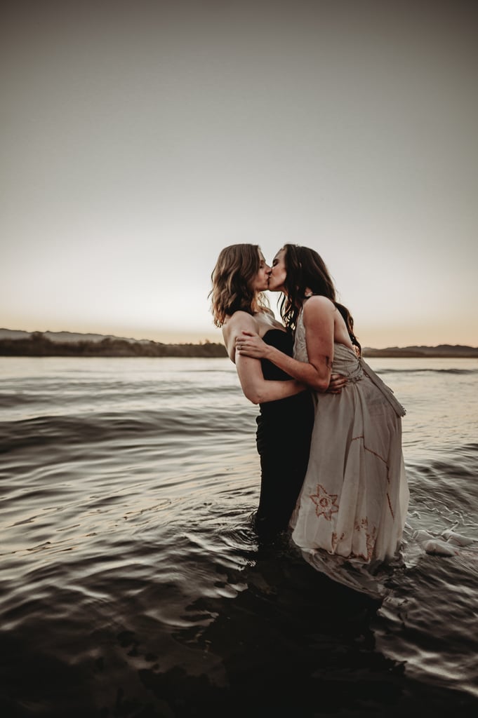 Sexy River Beach Engagement Photo Shoot