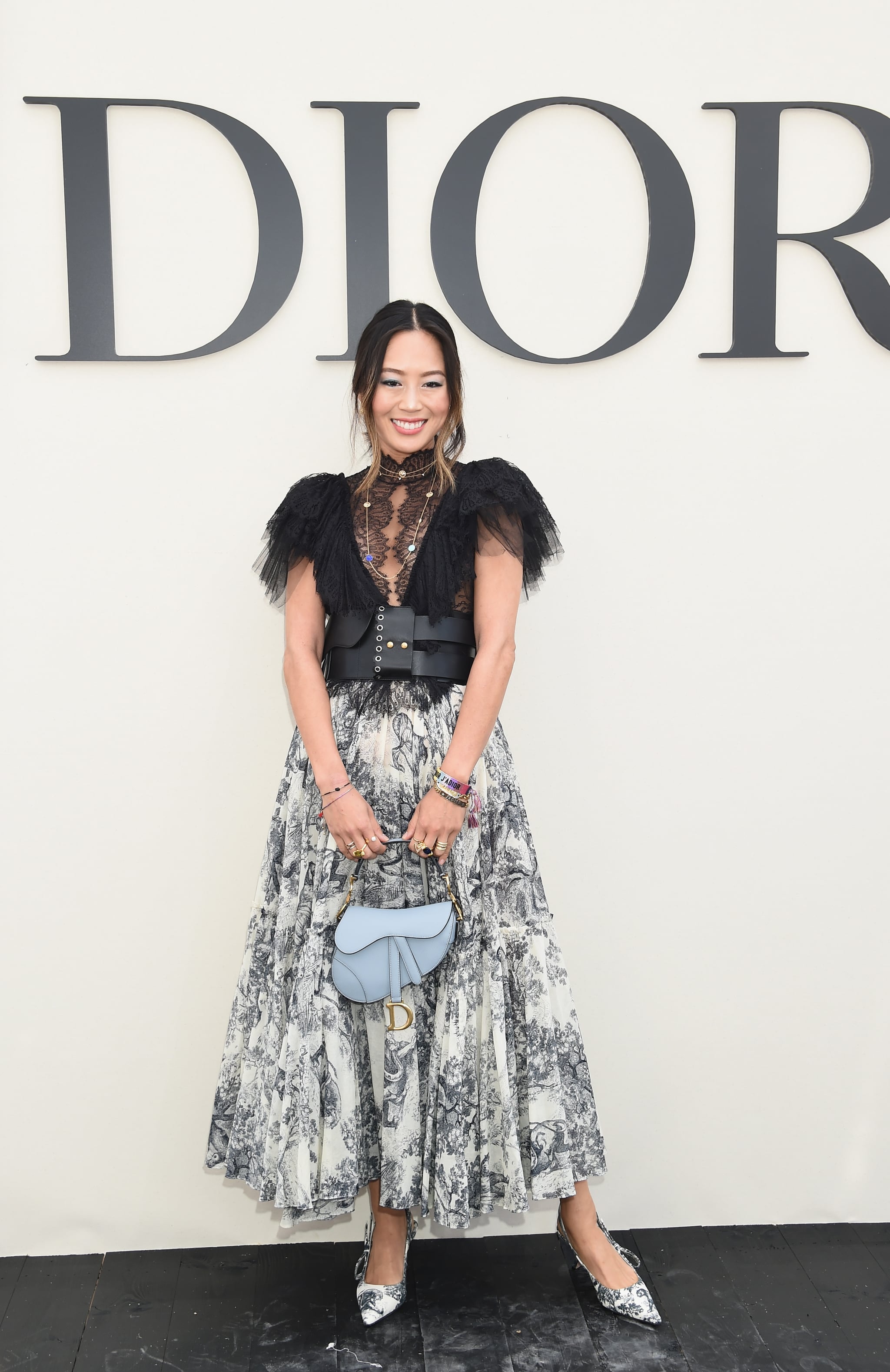 Aimee Song in Louis Vuitton at the LV Cruise 2018 Show