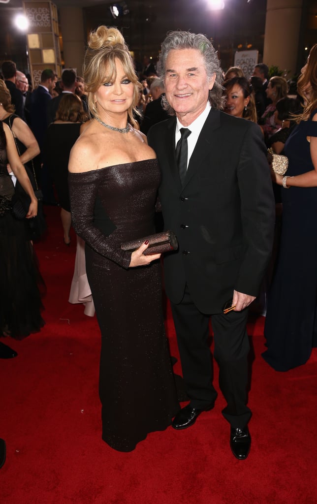 Goldie Hawn and Kurt Russell at the 2017 Golden Globes