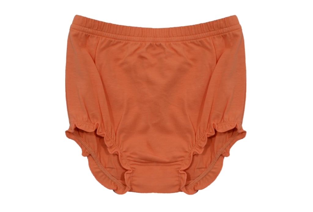 Orange Bloomer Shorts