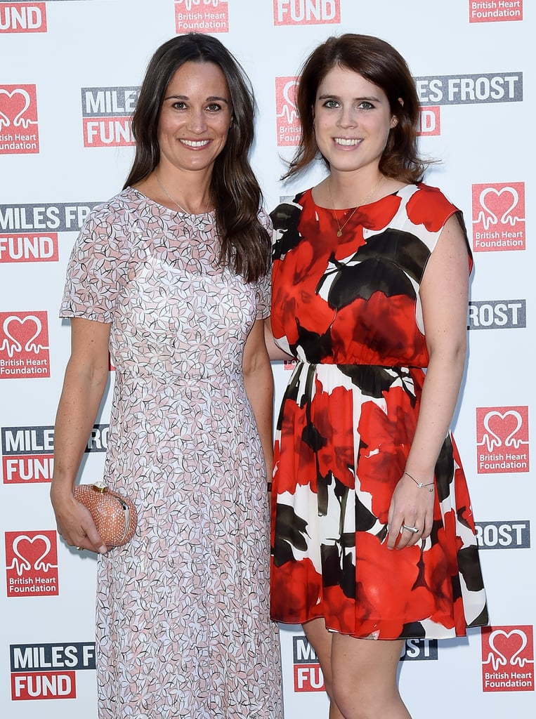 Eugenie and Pippa Middleton paired up for a charity event in 2016.