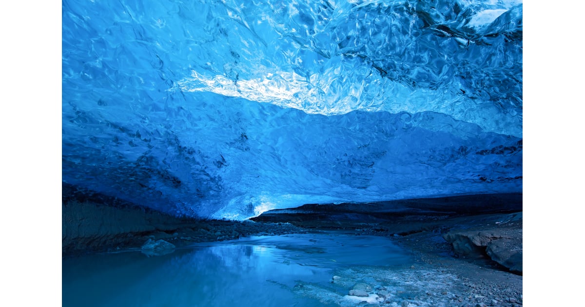 Glacier Ice Cave Iceland Unreal Travel Destinations Popsugar Smart