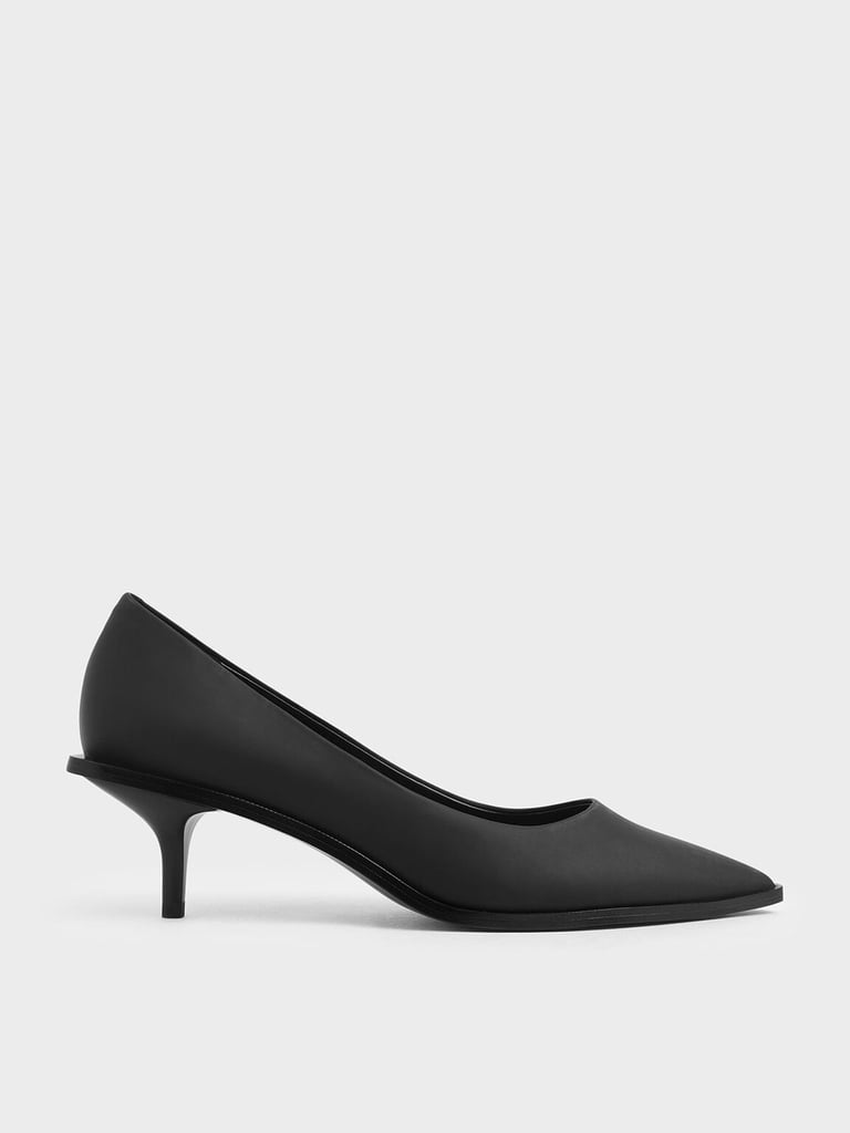 Charles & Keith Pointed Toe Mini Heel Pumps | Stylish Pieces Fashion ...