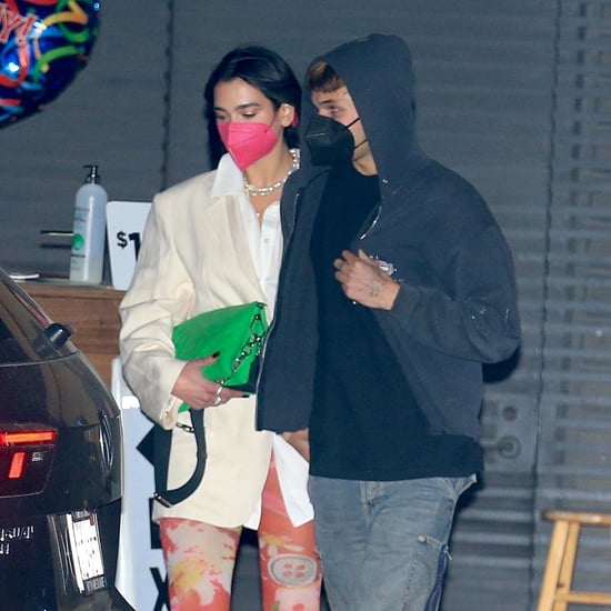 See Dua Lipa's Colorful Tights During Date With Anwar Hadid