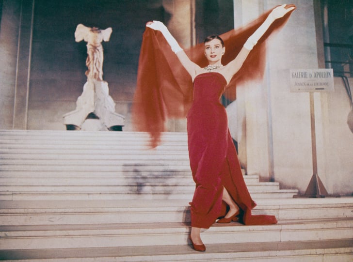audrey hepburn funny face red dress