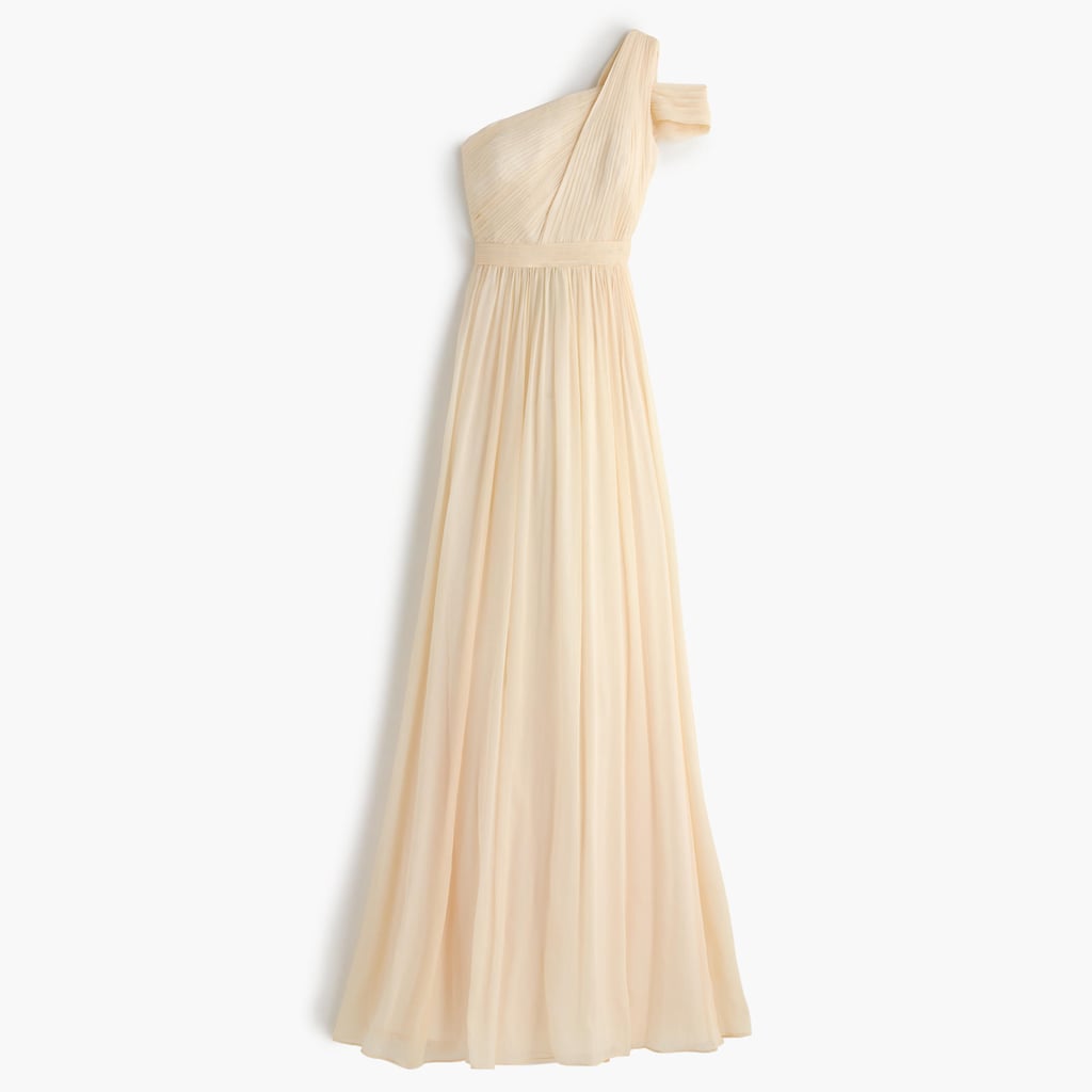 J.Crew Cara long dress in silk chiffon