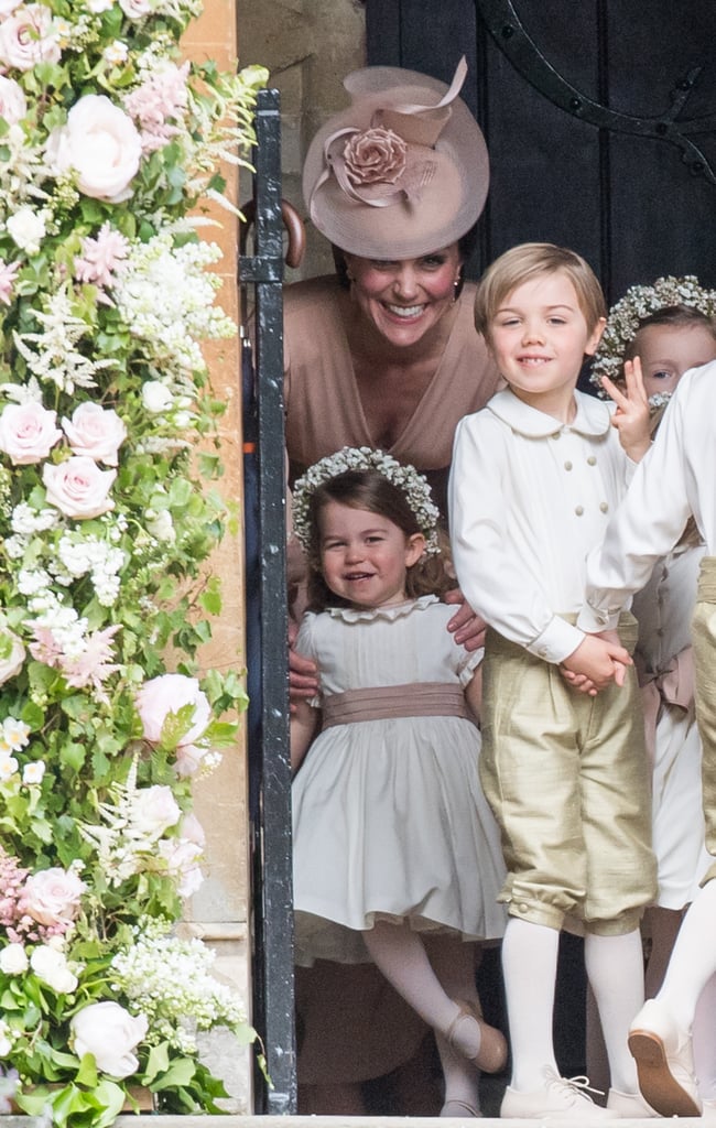 Page Boy Posing at Pippa Middleton's Wedding 2017