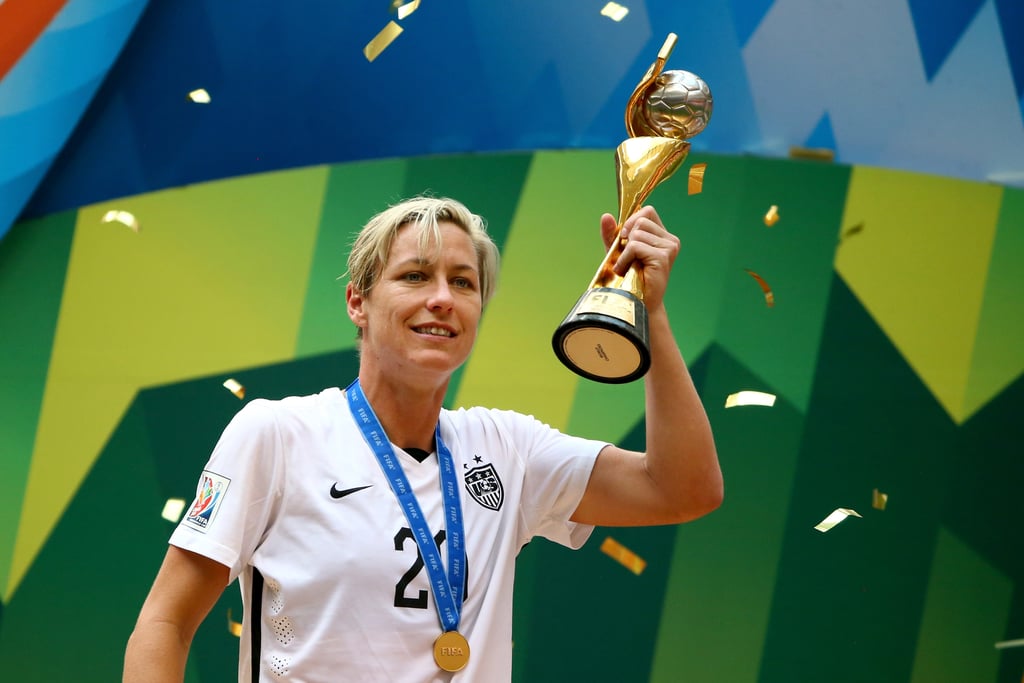 Abby Wambach Kisses Wife After Soccer Win