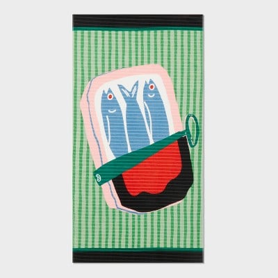 Sardines Beach Towel