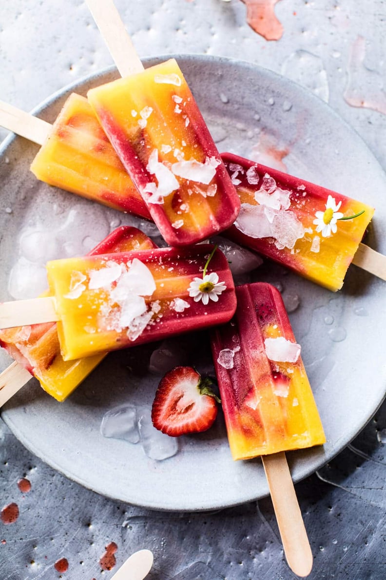 3-Ingredient Strawberry Mango Popsicles