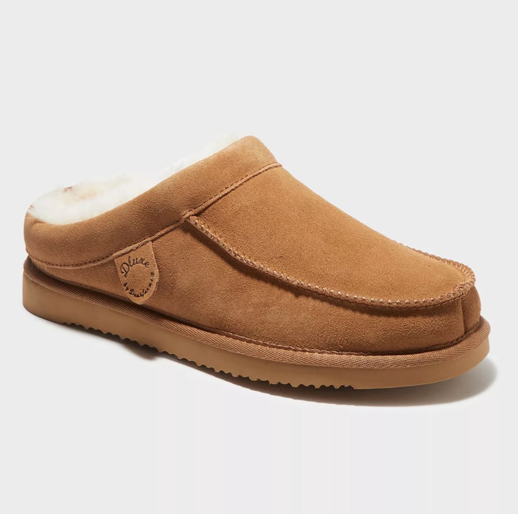 mens shearling slippers sale