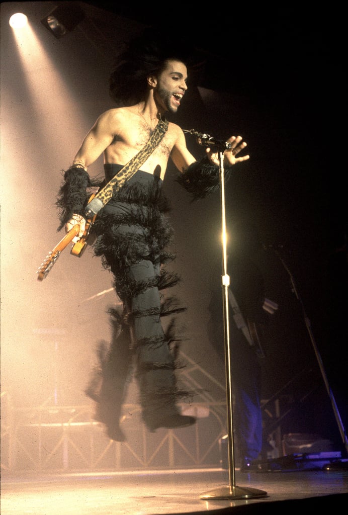 On stage in Minneapolis, MN, in 1990.