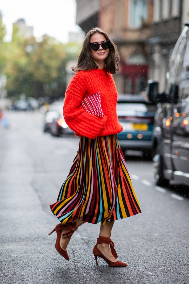Sweater Dressing: On the Street | How to Wear Fall Fashion Trends 2019 ...