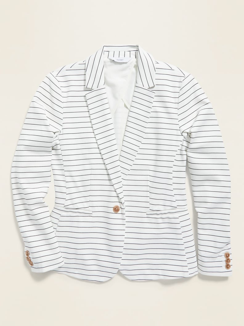 Old Navy Pinstriped Ponte-Knit Blazer