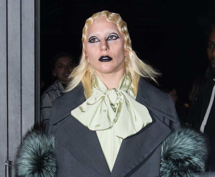 Lady Gaga's Hair and Makeup at Marc Jacobs Fall 2016 | POPSUGAR Beauty ...