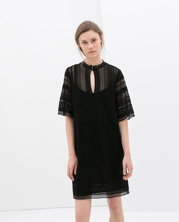 Zara Black Crochet Dress (80) Best Pieces From Zara Feb. 26, 2014