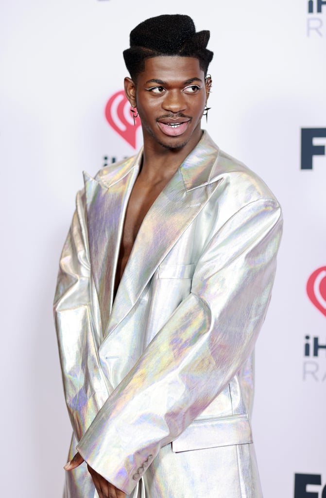 Lil Nas X's Silver Suit at the 2021 iHeartRadio Music Awards