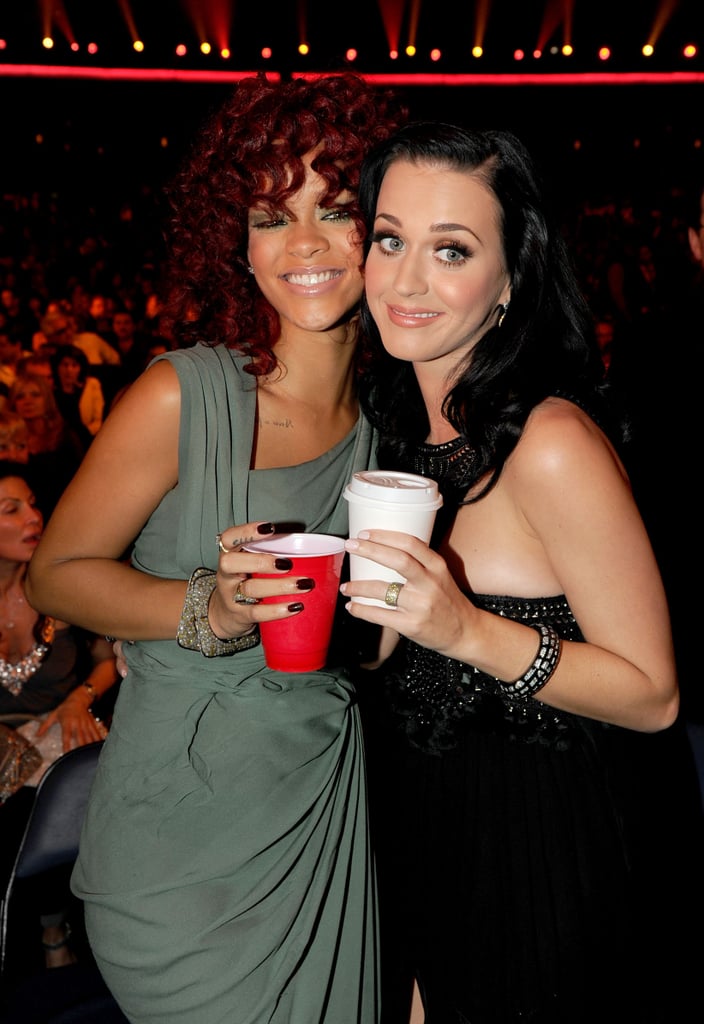 Katy and RiRhi get close.
Katy and RiRhi get close.