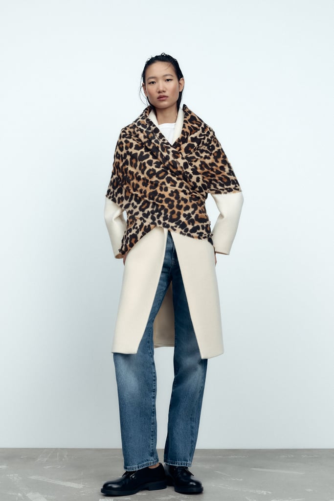 How to Wear a Scarf: Zara Animal Print Handkerchief