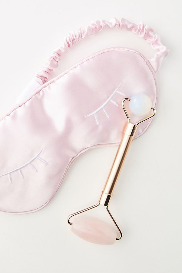 Facial Roller + Eye Mask Set