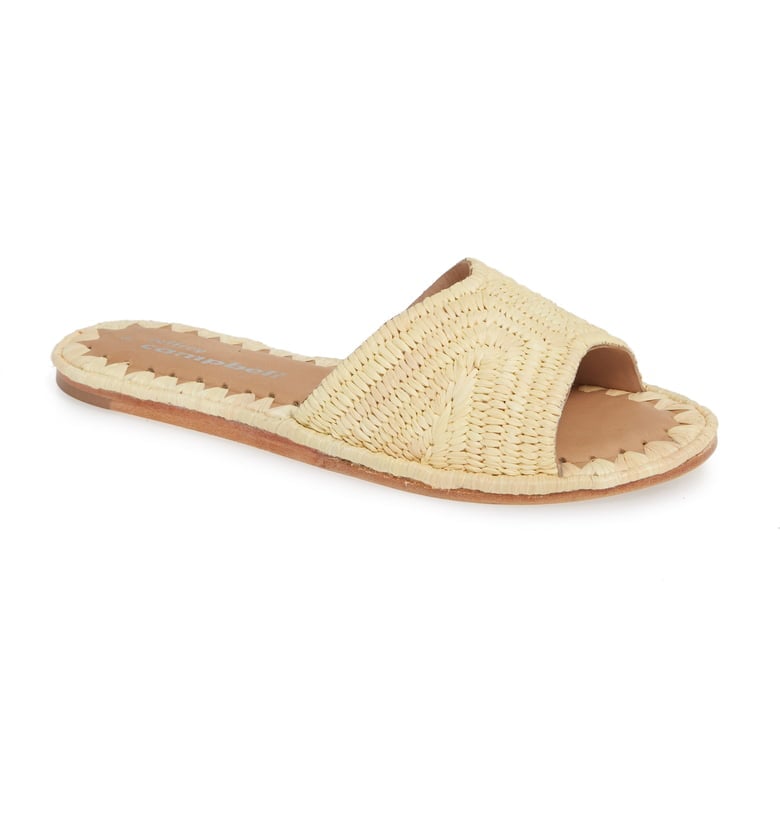 Jeffrey Campbell Dane Raffia Slide Sandals | New Summer Sandals from ...