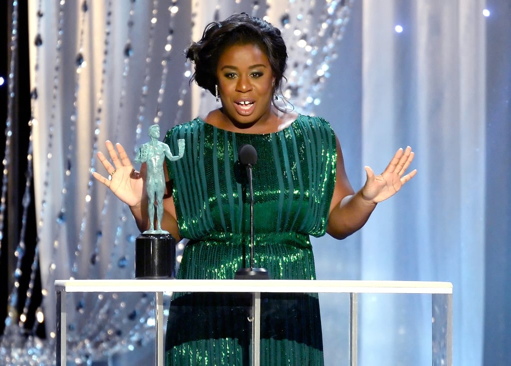 Uzo Aduba's Makeup at SAG Awards 2016