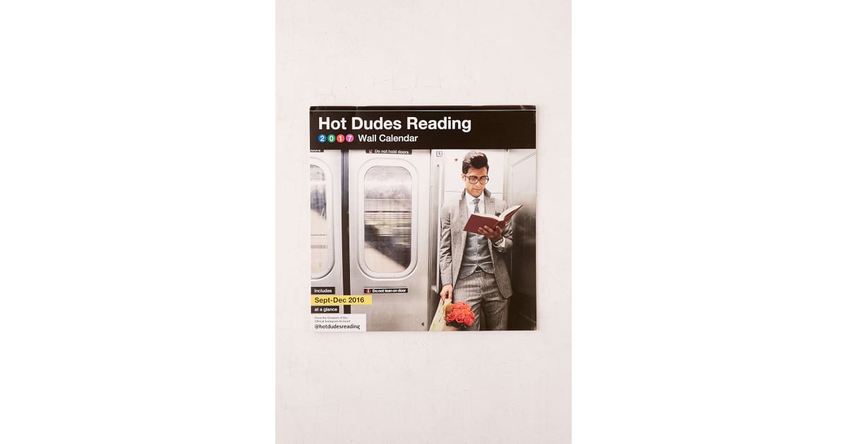 2017 Hot Dudes Reading Wall Calendar 15 40 Gifts For Your Bff