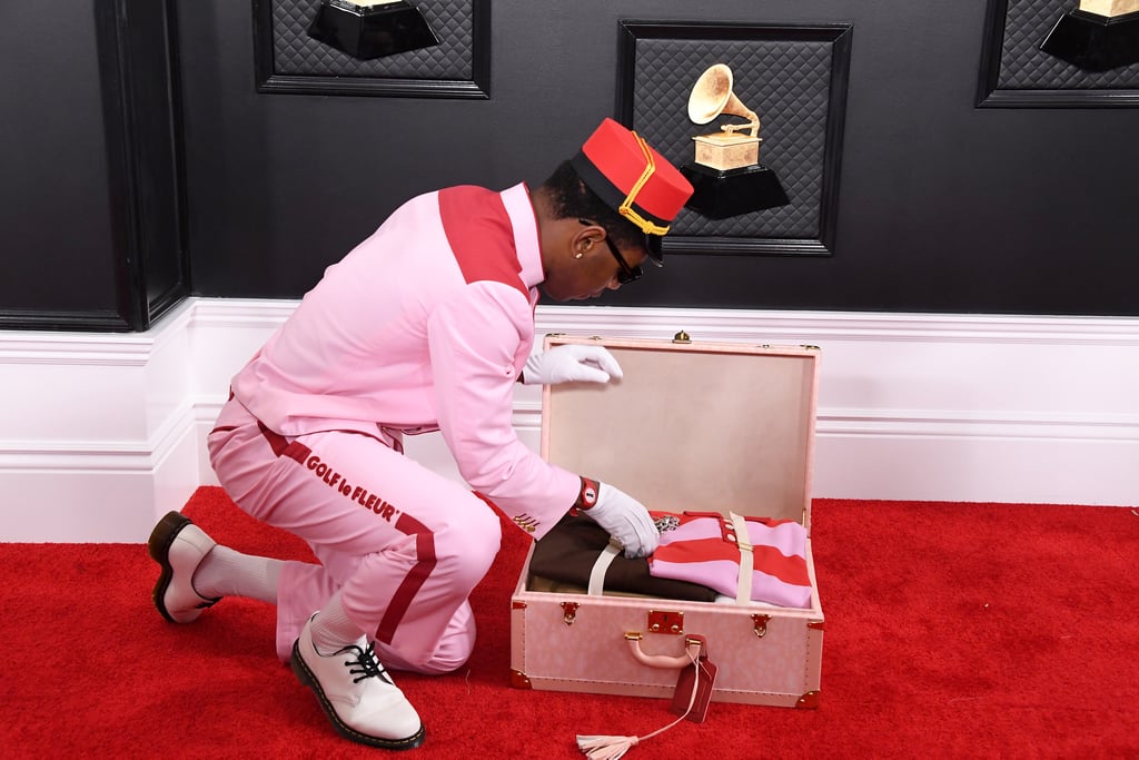 Tyler the Creator's Bellhop Outfit at the Grammys