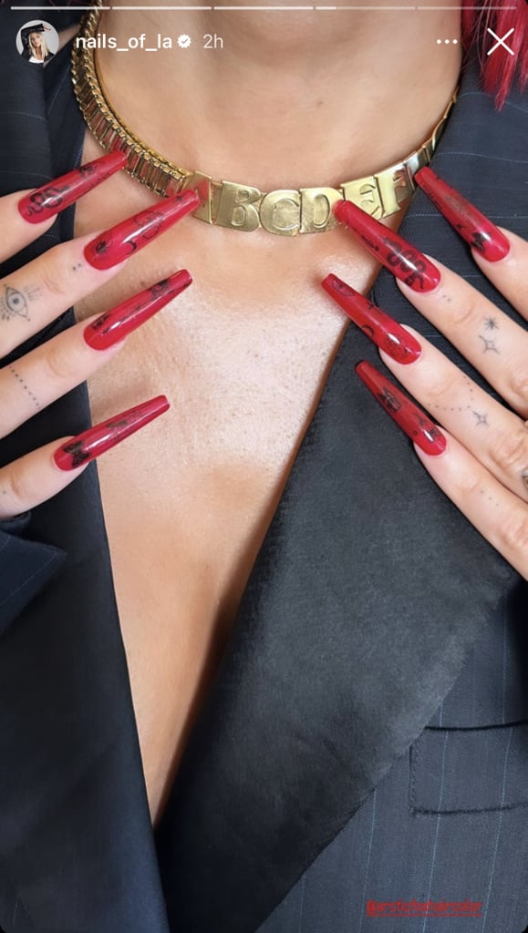 Megan Fox's Halloween Nails