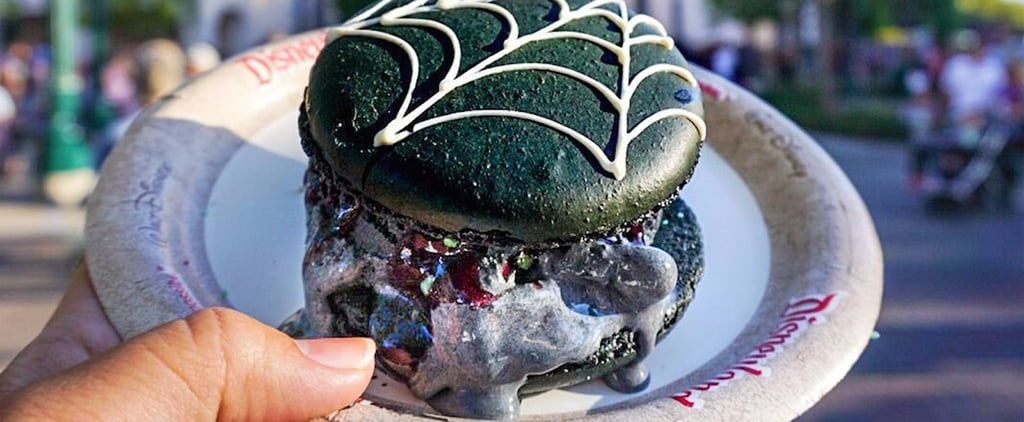 Disneyland Spider Silk Macaron Ice Cream Sandwich