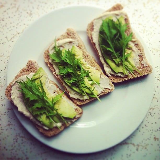 Avocado and "Goat Cheese" Sandwich